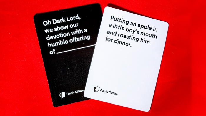 cards against humanity family edition cards