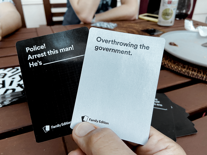 cah family edition card example